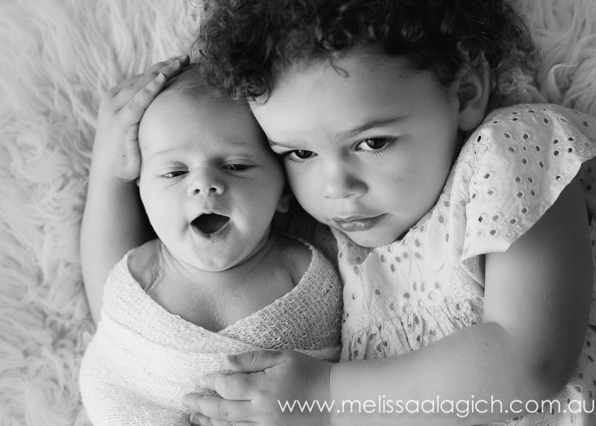 Melissa Alagich Photography, Adelaide Newborn Baby photographer - little girls