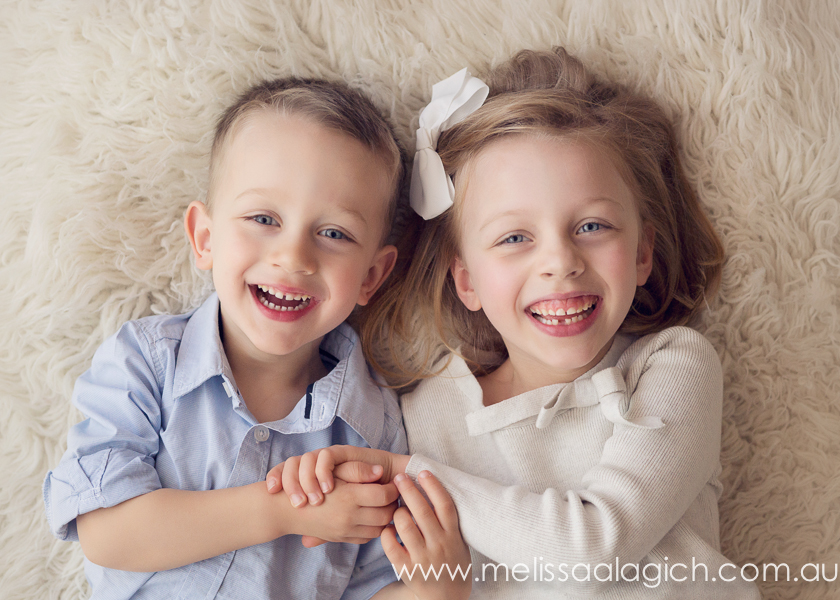 Melissa Alagich Photography , newborn photographer - siblings 