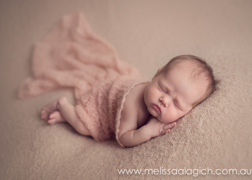 Melissa Alagich Photography, Adelaide Newborn baby photography - flower