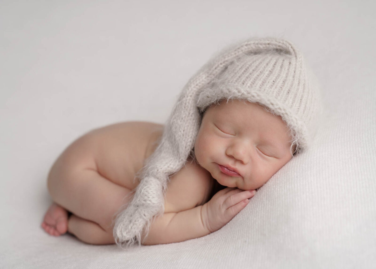 Adelaide newborn baby family photographer sleepy newborn